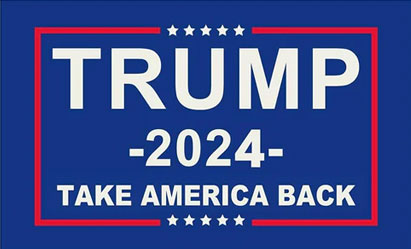 Trump 2024 Save America Again Flag