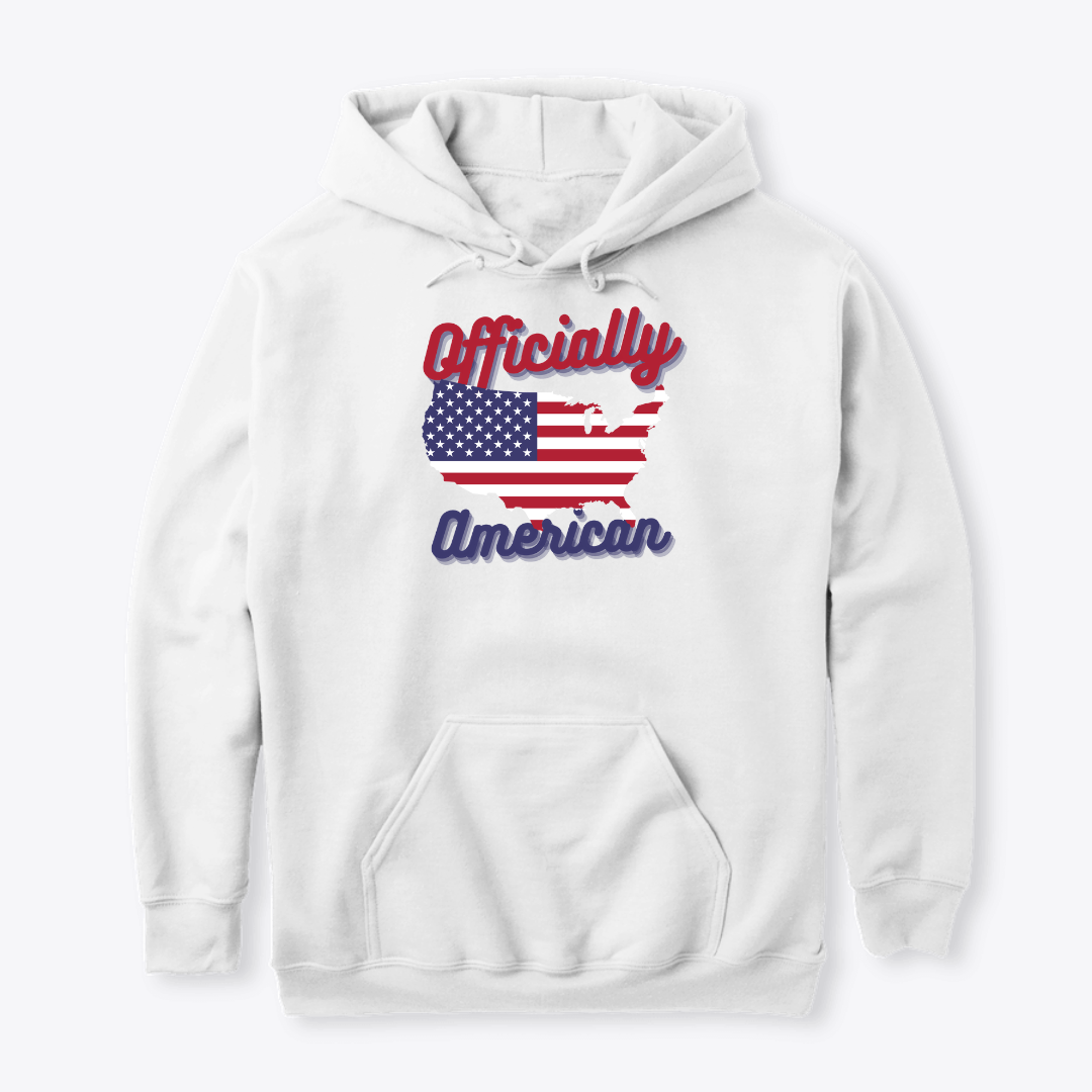 Officially American USA (Full Logo Corner) Hoodie