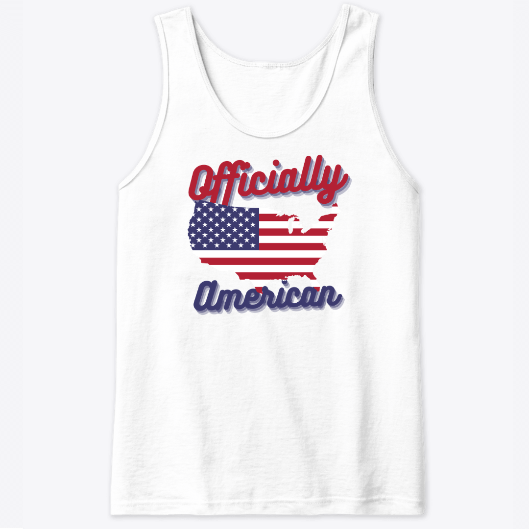Officially American USA (Full Logo Corner) Tank