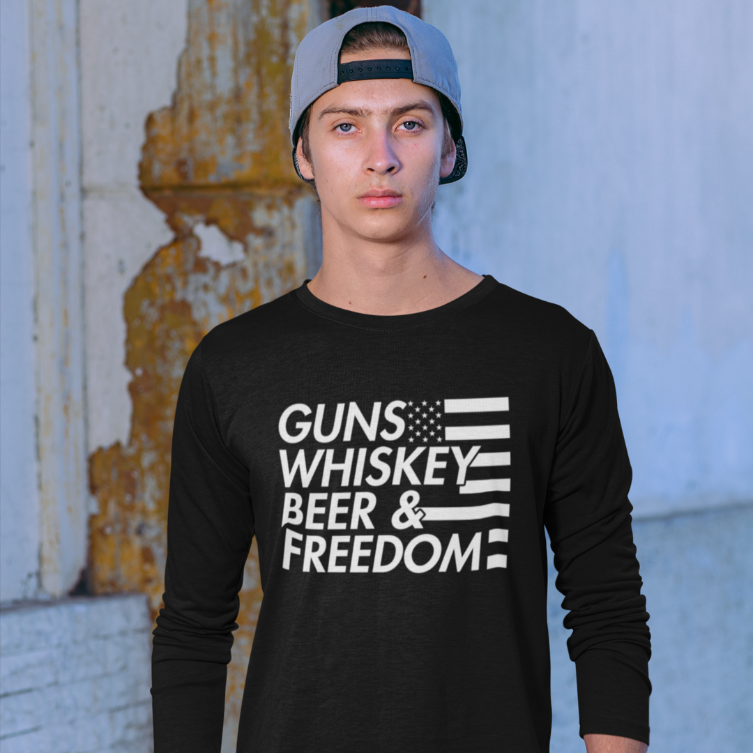 Guns Whiskey... (Long Sleeve)