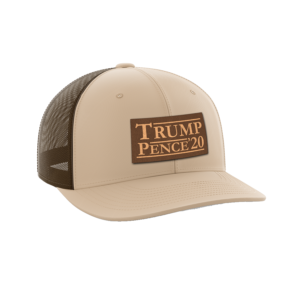 Trump Pence 2020 Leather Patch Hat
