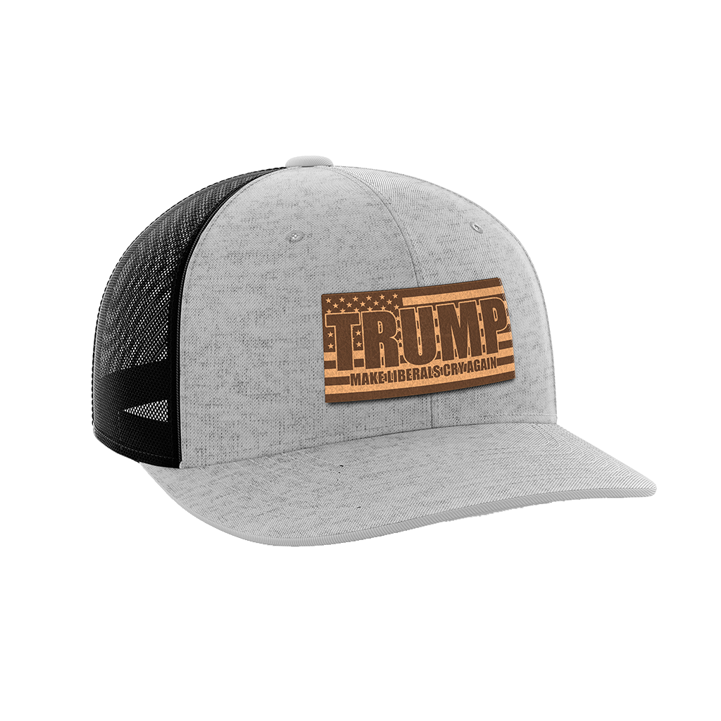 Make Liberals Cry Again Leather Patch Hat