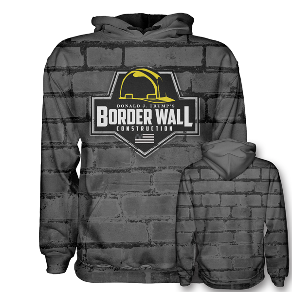 Border Wall Construction Hoodie