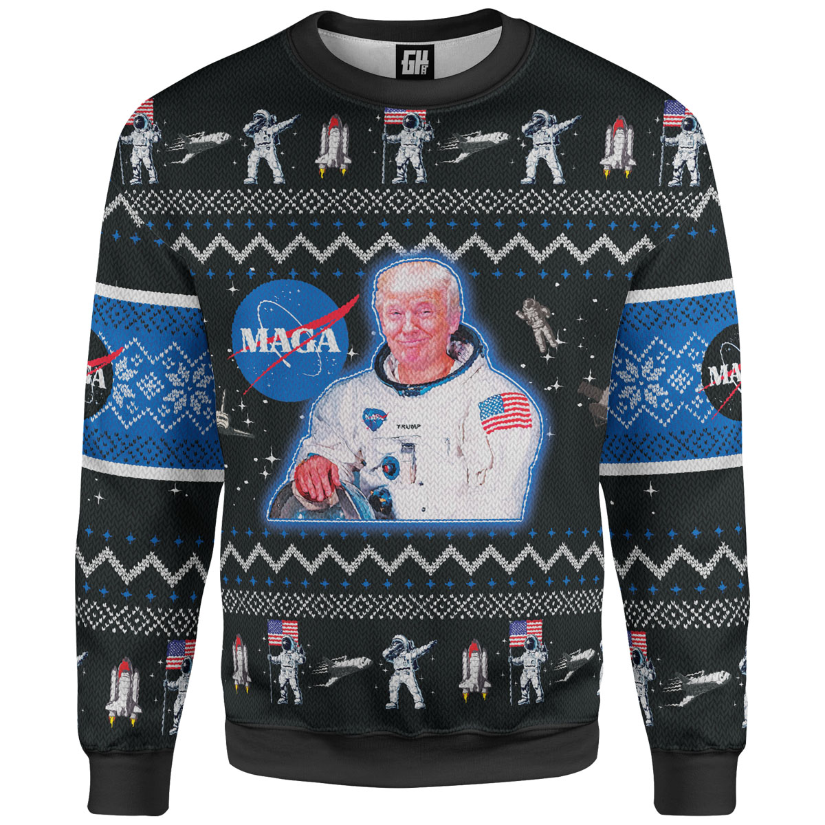 Maga Space Force Christmas Sweater