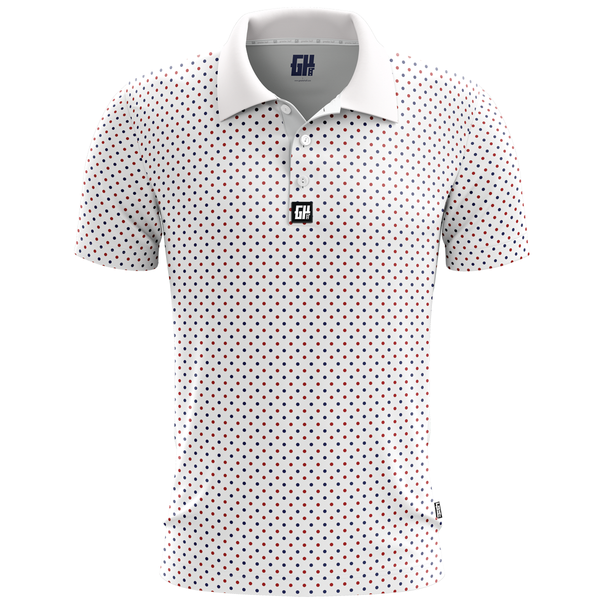 Connect the Dots Golf Polo