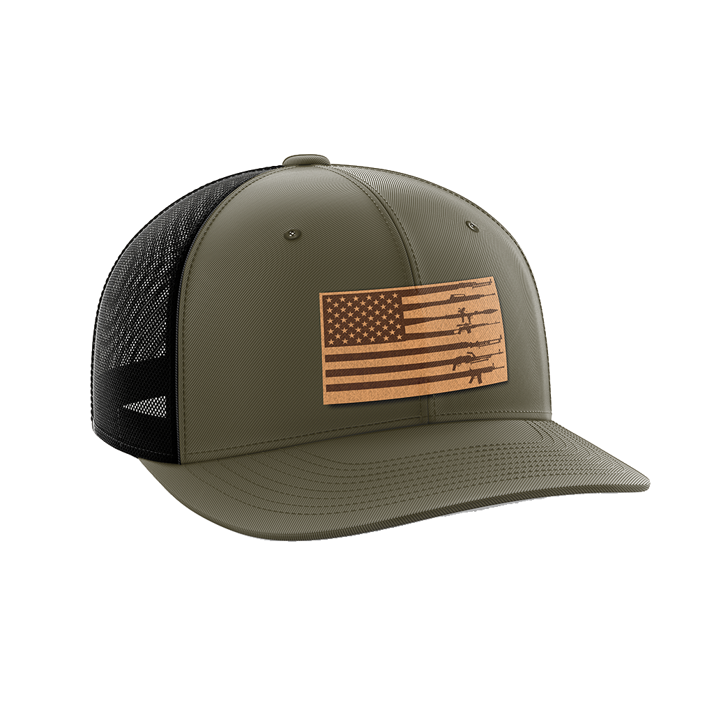 Rifle USA Flag Hat